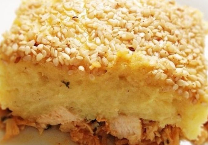 Escondidinho de Batata Doce com Frango